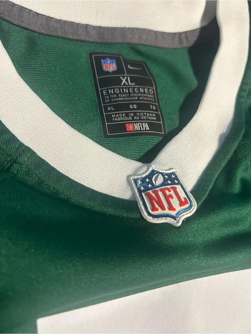 New York Jets. Garret Wilson Jersey. Like New. Youth XL